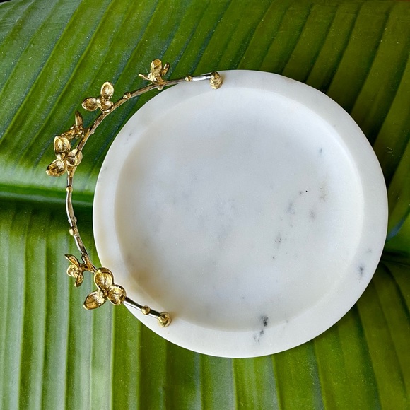 Michael Aram Other - Only 1 left in stock ! Michael Aram bittersweet trinket tray marble gold